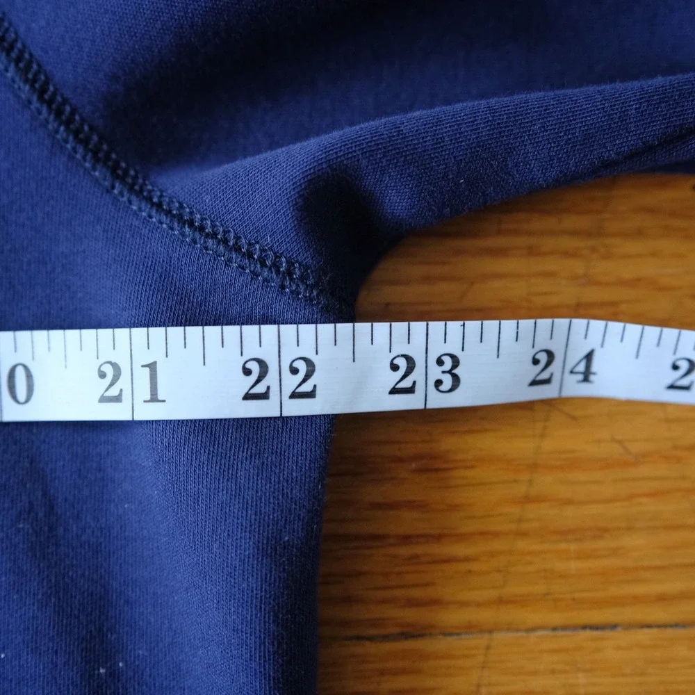 Tommy Bahama‎ Cowboys Quarter Zip Pullover Navy Blue PIma Cotton Sweatshirt M